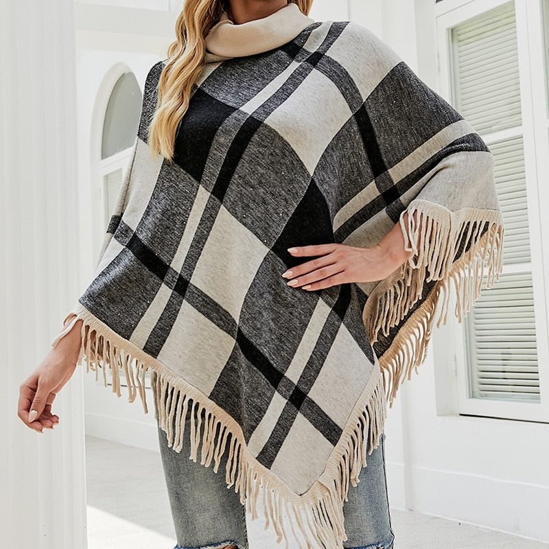 Poncho Feminino de Inverno - Cozy