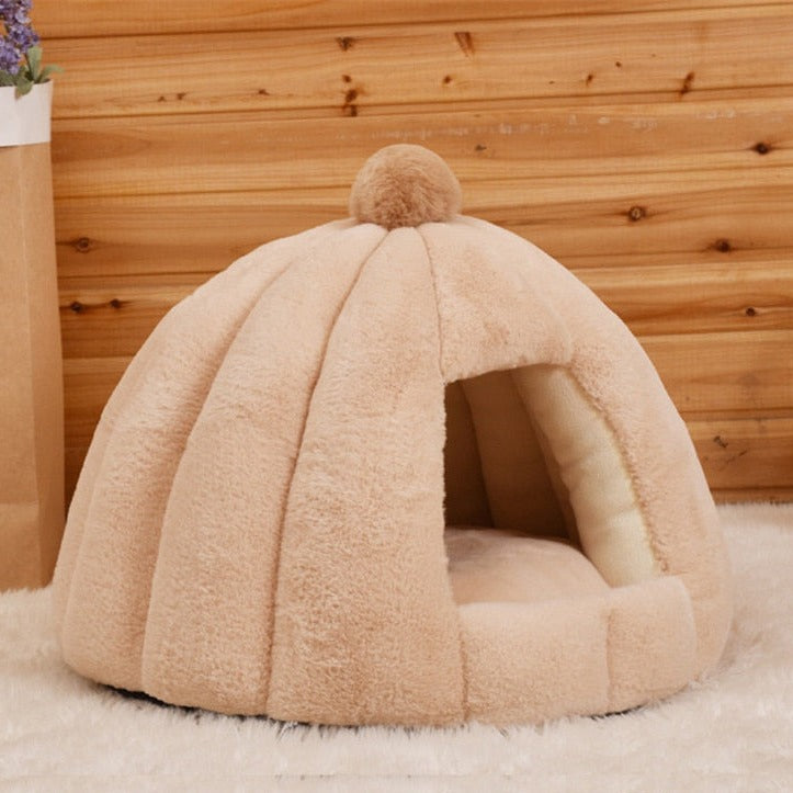 Casinha Iglu Luxo Pet - Cama para Cães e Gatos