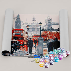 Kit Pintura Numerada Terapêutica - Viva Londres