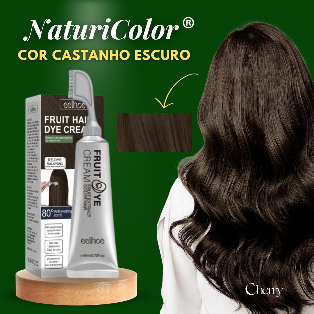 NaturiColor - Tinta de Cabelo sem Amônia + Escova de Brinde