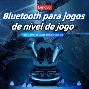 Fone de Ouvido sem Fio Lenovo GM2 Pro Bluetooth V5.3 - Especialmente para Jogos