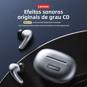 Fone de Ouvido Sem Fio Lenovo LP5 - Earbuds Pro