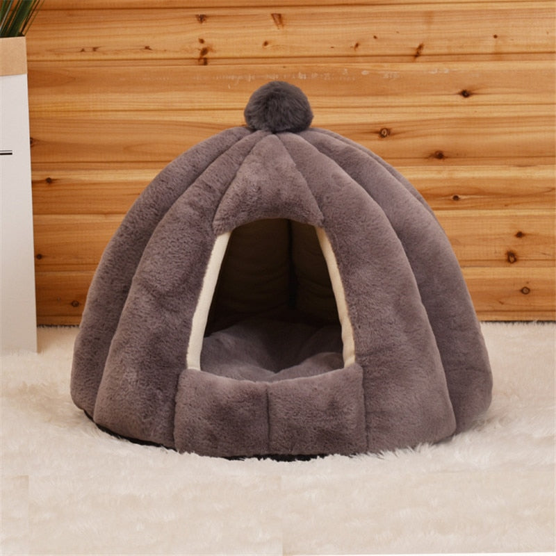 Casinha Iglu Luxo Pet - Cama para Cães e Gatos