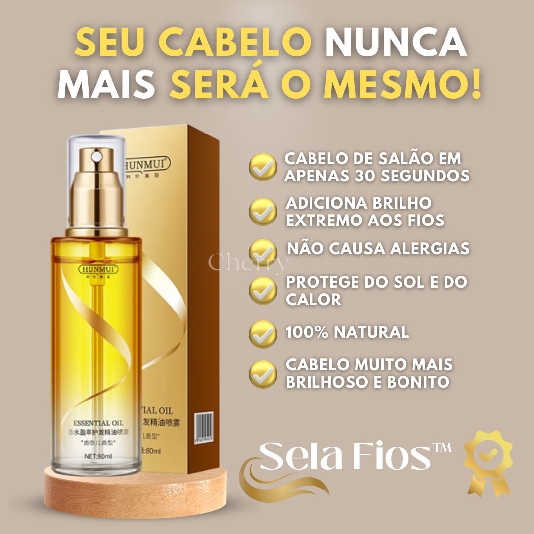 Spray de Cabelo SelaFios 10 em 1 + Brinde