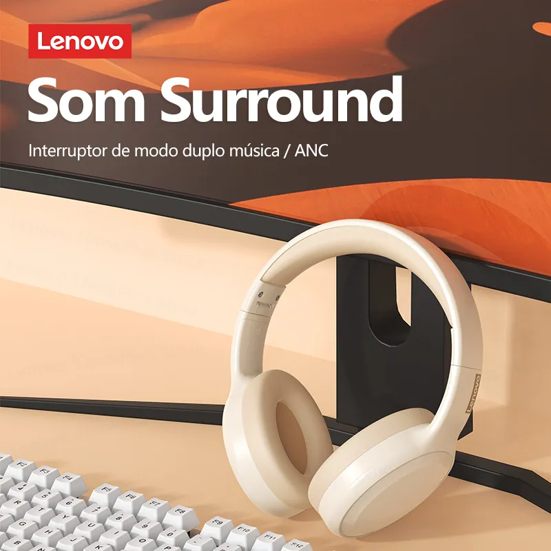 Fone de Ouvido HeadPhone Lenovo TH30 - SportBeat Bluetooth 5.0