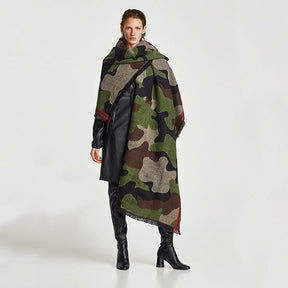 Poncho Feminino de Inverno - Military