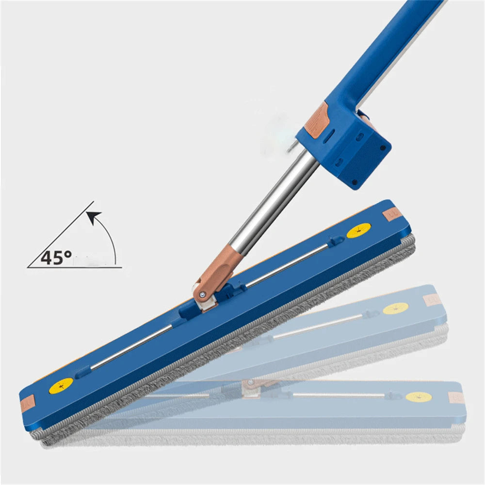 Mop Flat Esfregão Mágico 360° | Rodo Inteligente de Limpeza [LEVE 4 PANOS EXTRAS]