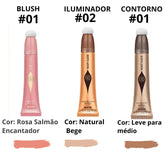 Kit Blush, Contorno e Iluminador