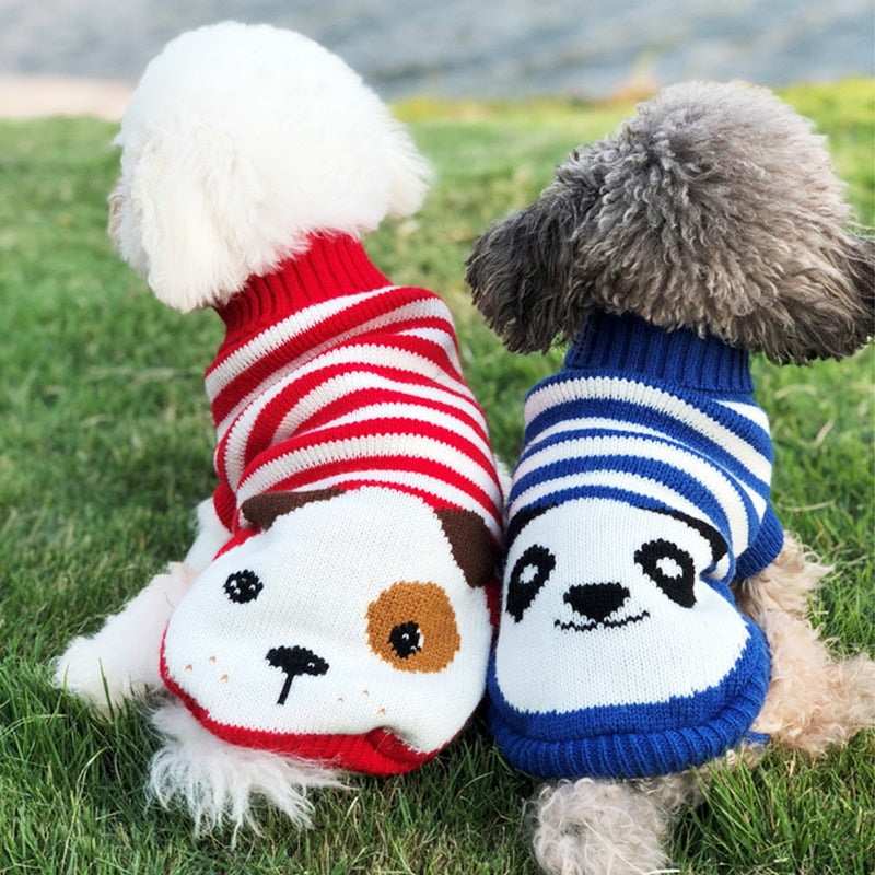 Roupa de Frio para Cachorros e Gatos - Tricot Pet Mimado