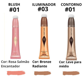 Kit Blush, Contorno e Iluminador