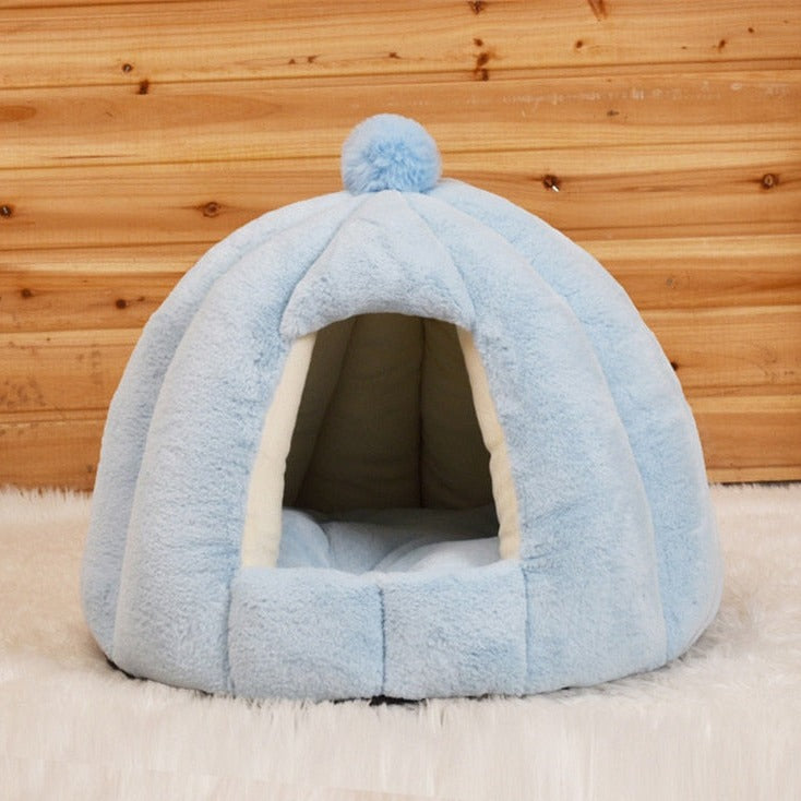 Casinha Iglu Luxo Pet - Cama para Cães e Gatos