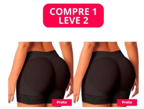 Calcinha Butt UP® com Enchimento que Aumenta e empina BumBum - COMPRE 1 LEVE 2