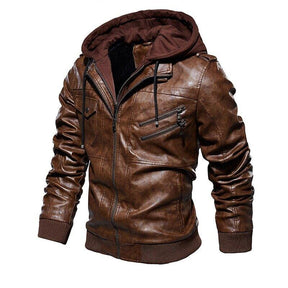 Jaqueta de Couro Masculina Premium - LeatherScraf