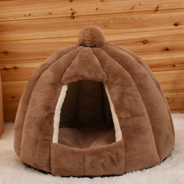 Casinha Iglu Luxo Pet - Cama para Cães e Gatos