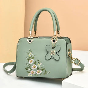 Bolsa Feminina Bordada Crossbody - Elegância Urbana