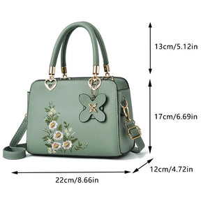 Bolsa Feminina Bordada Crossbody - Elegância Urbana