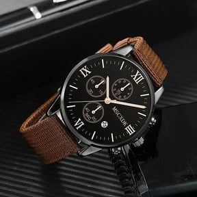 Relógio Masculino ChronoMaster Elite - Conjunto 4 Peças