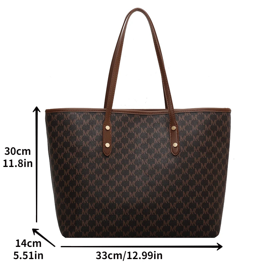 Bolsa Feminina de Ombro em Couro - Classic Tote Elegance