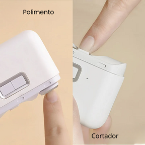 Cortador de Unhas Elétrico 2 em 1 - Electric Nail Clipper Pro