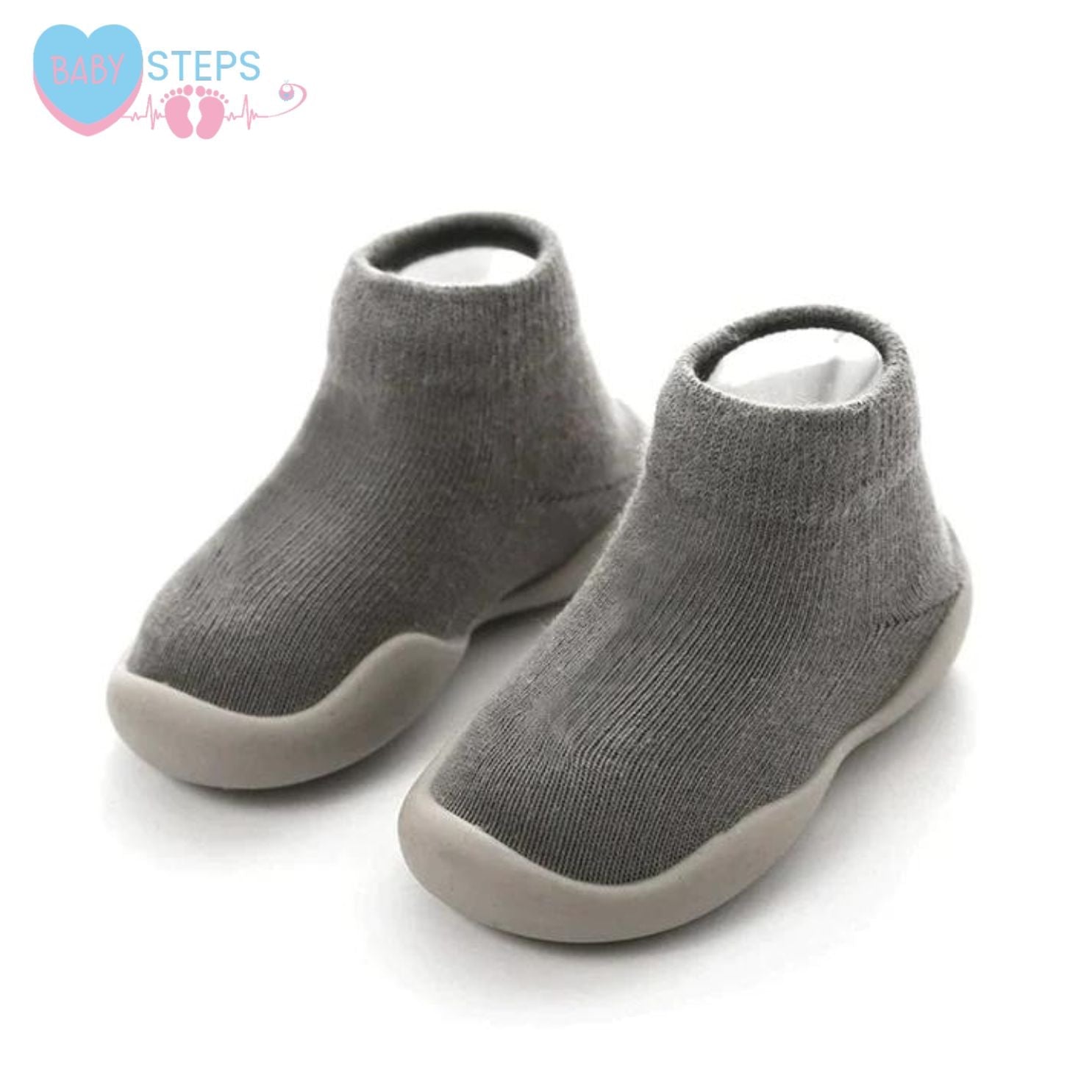 Sapatinho Meia com Sola de Silicone - Baby Steps Socks™