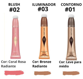 Kit Blush, Contorno e Iluminador