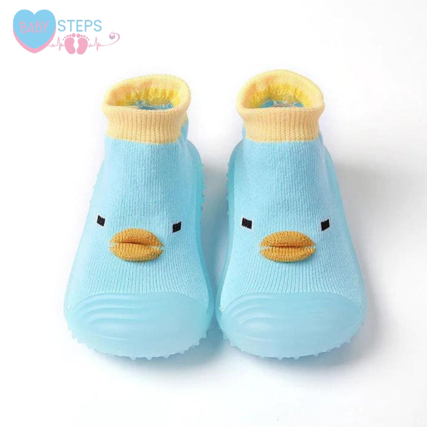 Sapatinho Meia com Sola de Silicone - Baby Steps Socks™