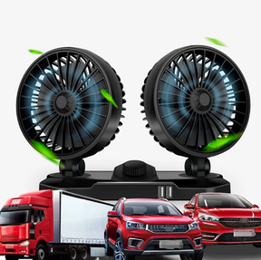 Ventilador Duplo Automotivo 360° [ULTRA POTENTE]