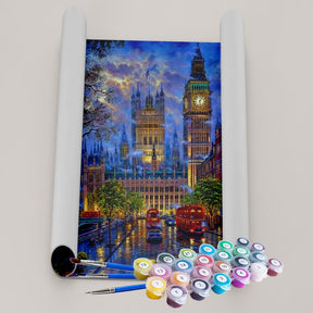 Kit Pintura Numerada Terapêutica - Linda Londres e Big Ben