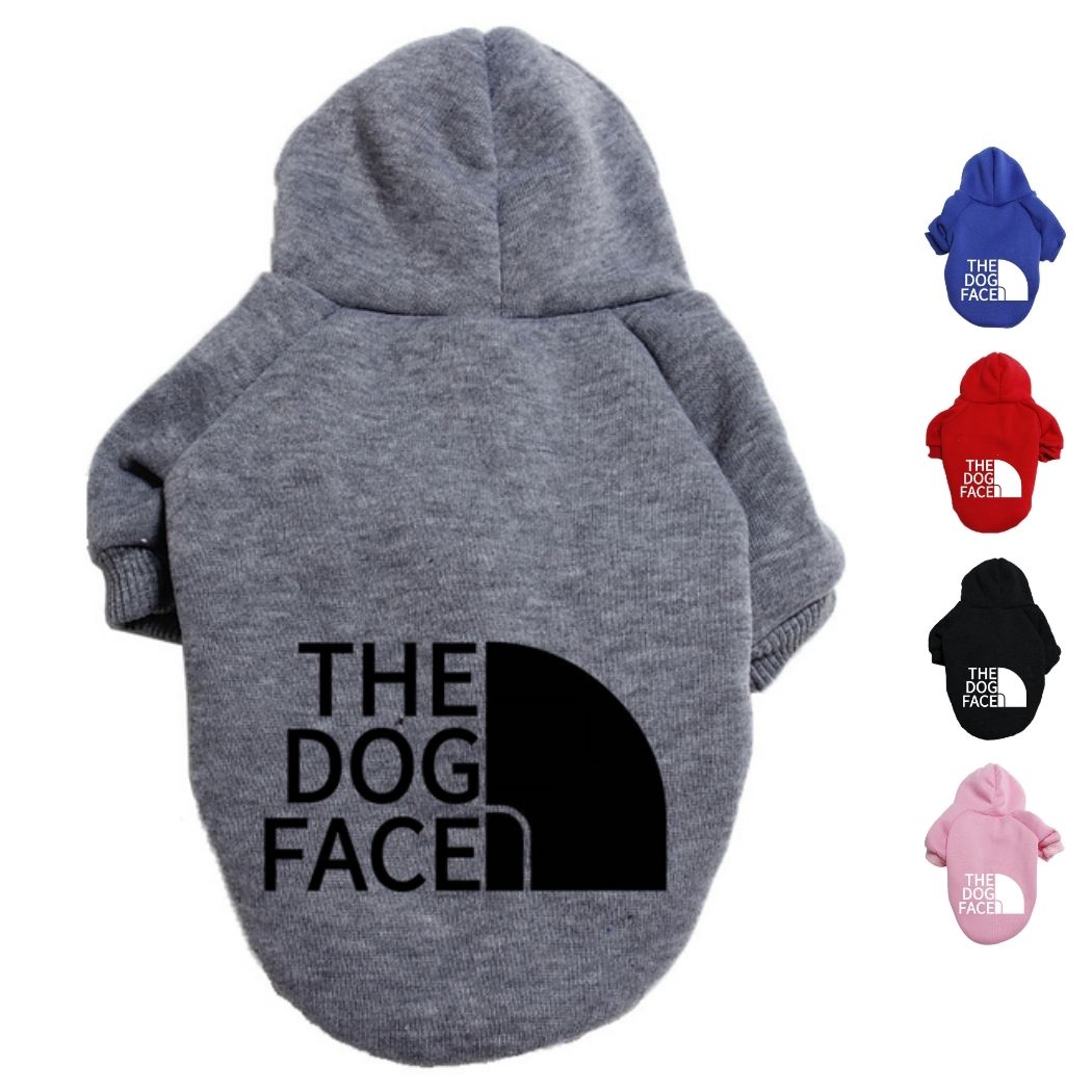 Roupinha de frio para cachorro - Moletom The Dog Face