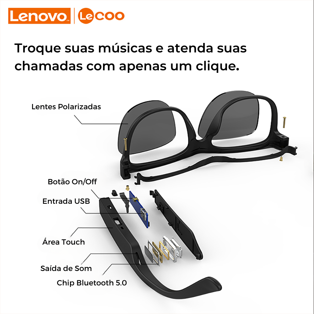 Óculos de Sol Inteligente - Lenovo