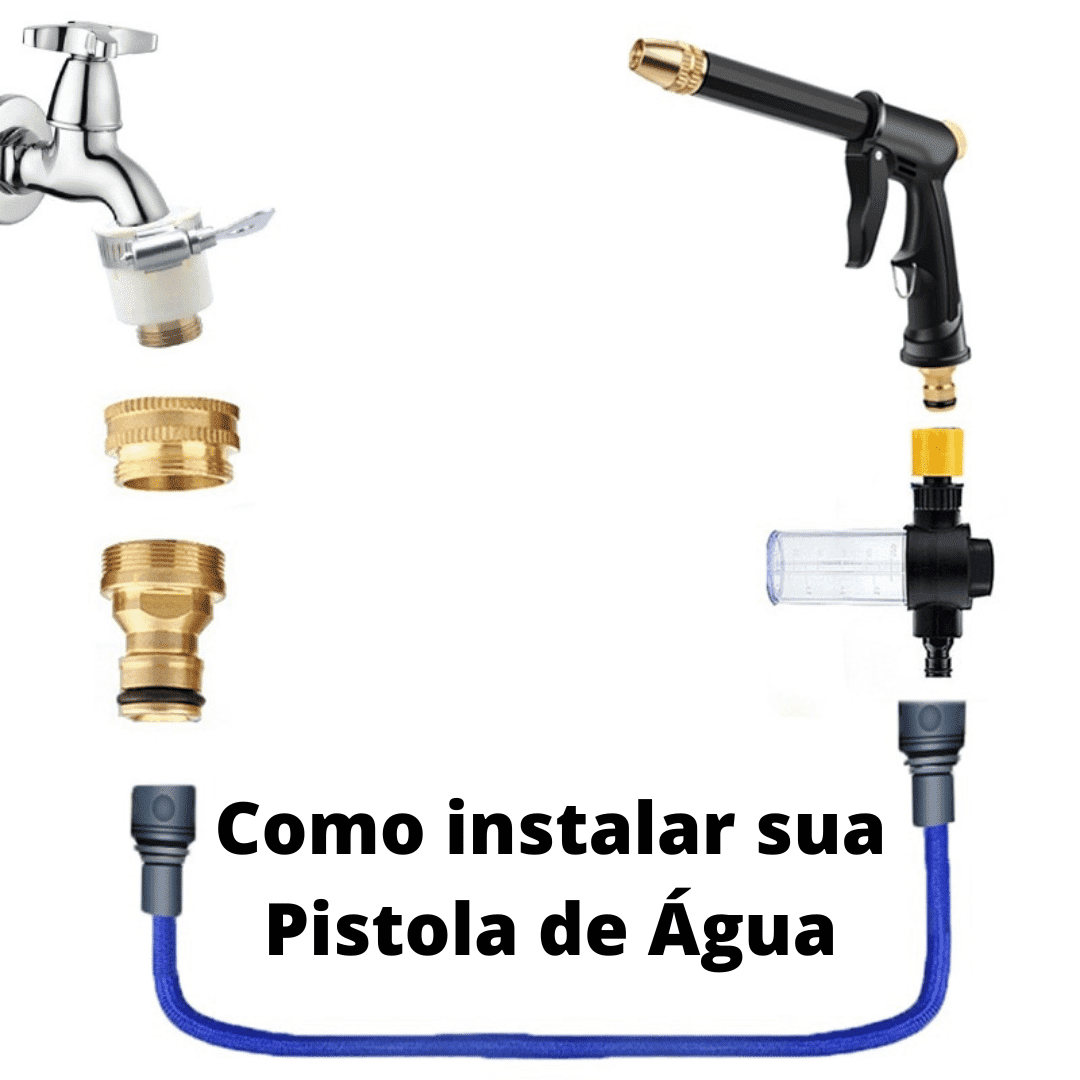 Esguicho de Água de Alta Pressão - Modelo Pistol