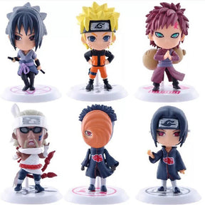 Conjunto de Bonecos Naruto - 6 Personagens