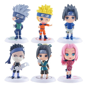 Conjunto de Bonecos Naruto - 6 Personagens