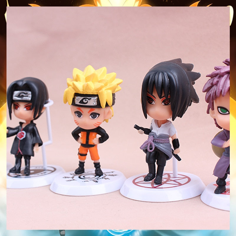 Conjunto de Bonecos Naruto - 6 Personagens