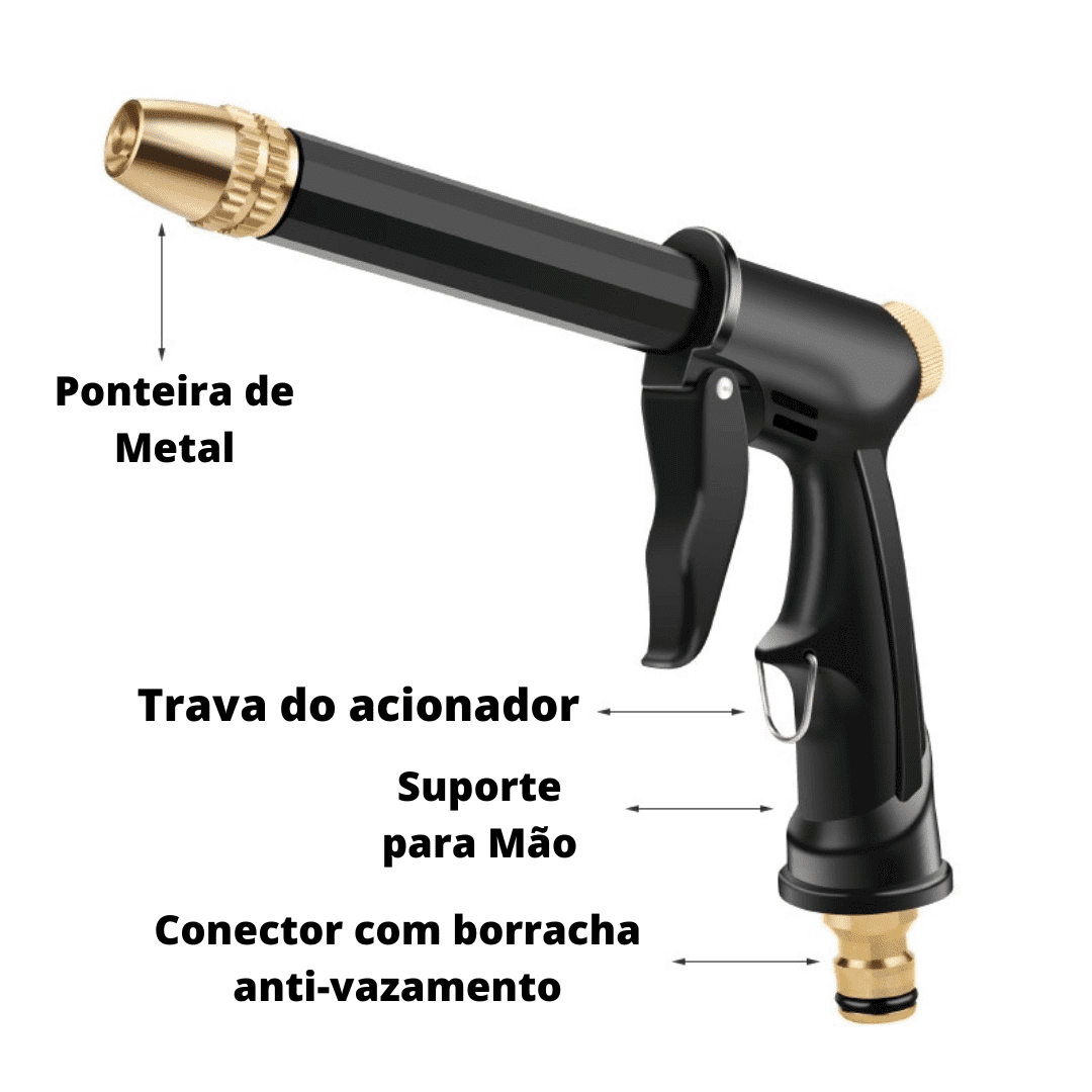 Esguicho de Água de Alta Pressão - Modelo Pistol